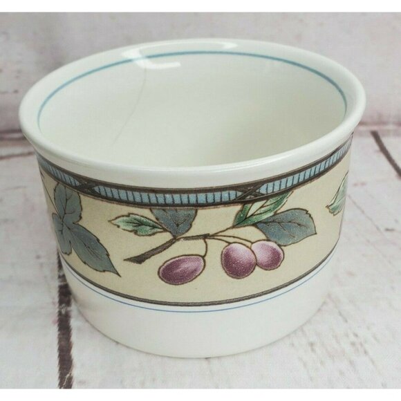 Mikasa Intaglio CAC29 Garden Harvest 3Pc Teacup Saucer And Bread Plate Set - Picture 12 of 12